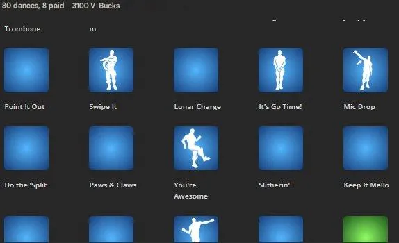 F1147 83 Skins, 80 Emotes, Rare Hot Marat & Shadow Blade Hope, Save the World Access 